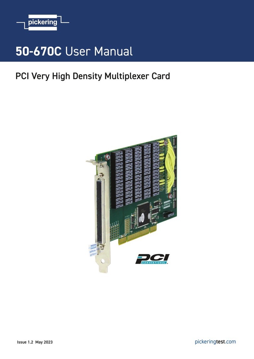 Pickering 50-670C user manual