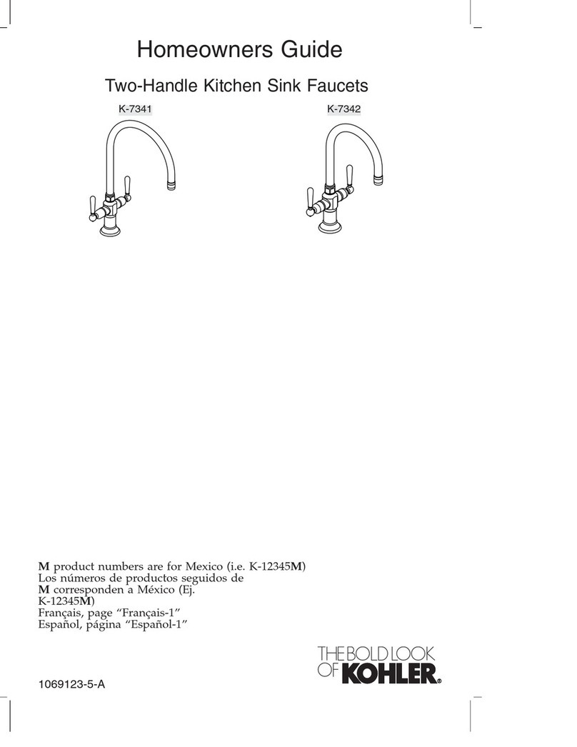 Kohler K-7341 Assembly instructions