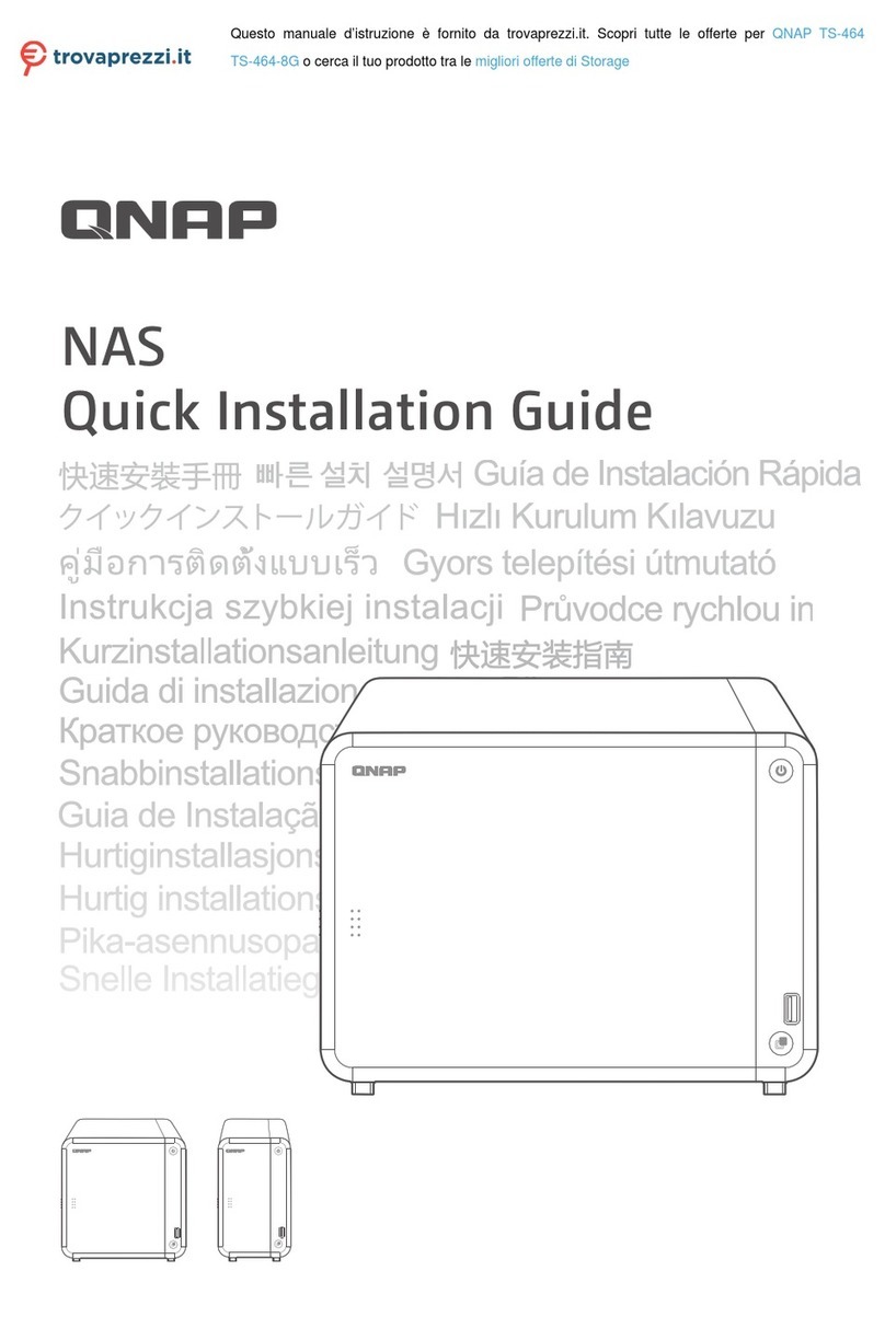 QNAP TS-464 User manual