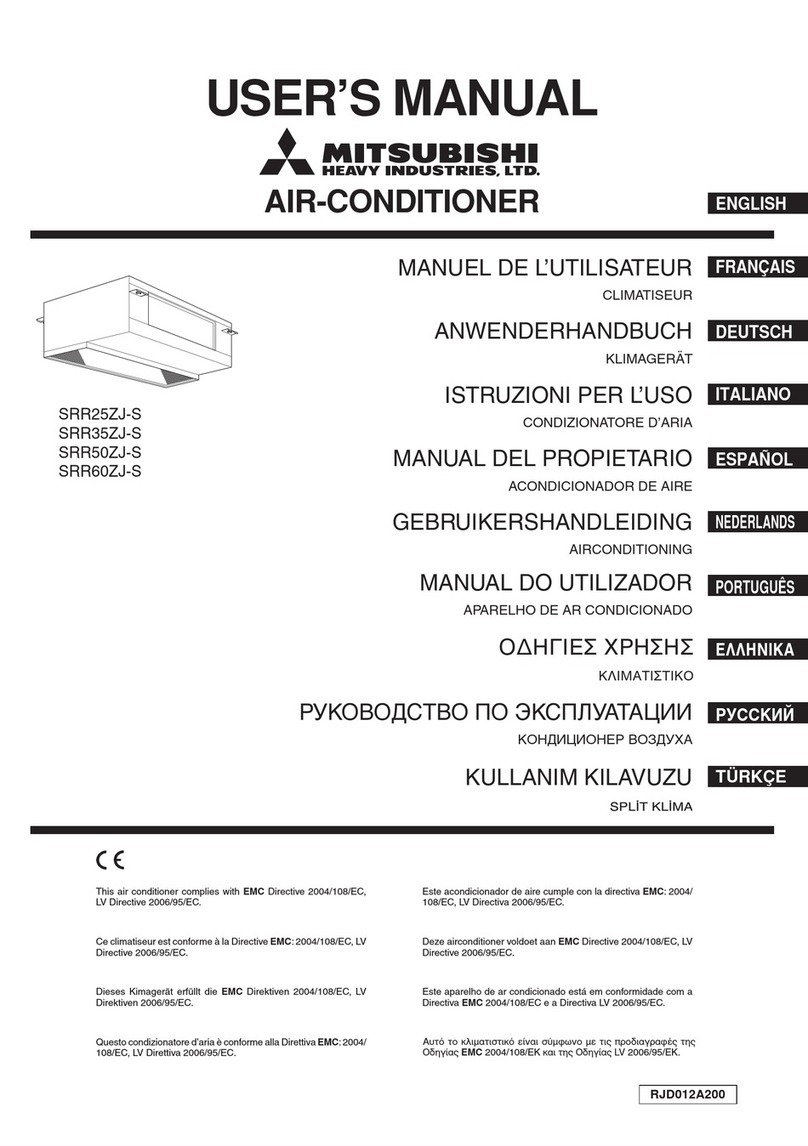 Mitsubishi SRR60ZJ-S User manual