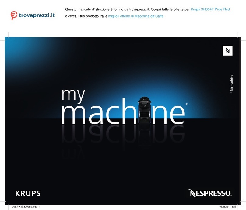 Krups NESPRESSO XN304T User manual