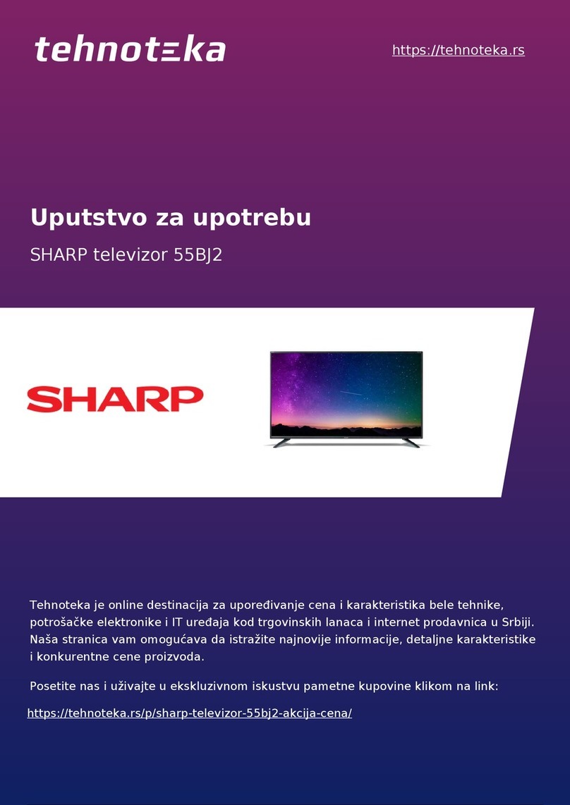 Sharp 55BJ2 User manual