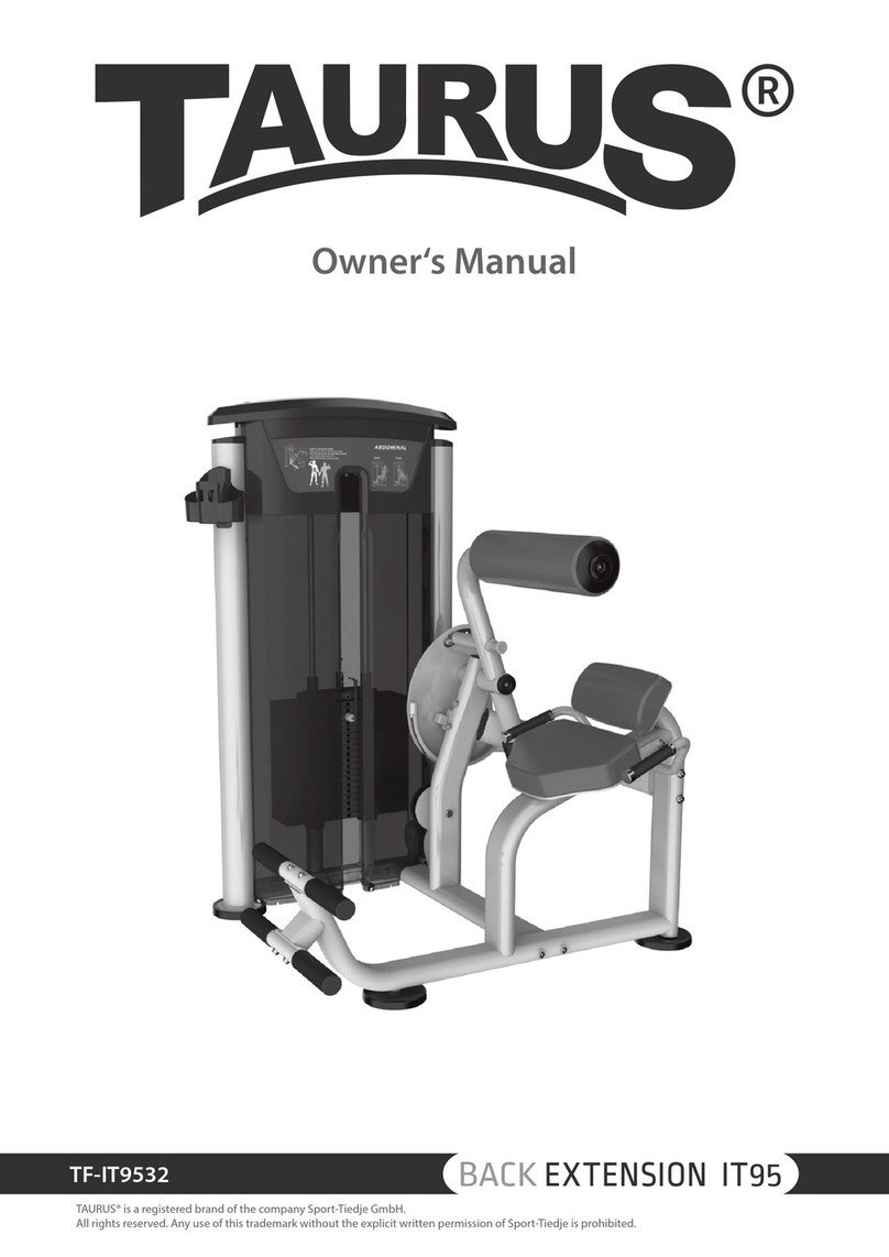 Taurus BACK EXTENSION IT95 owner's manual