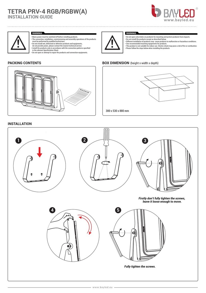 BAYLED TETRA PRV-4 User manual