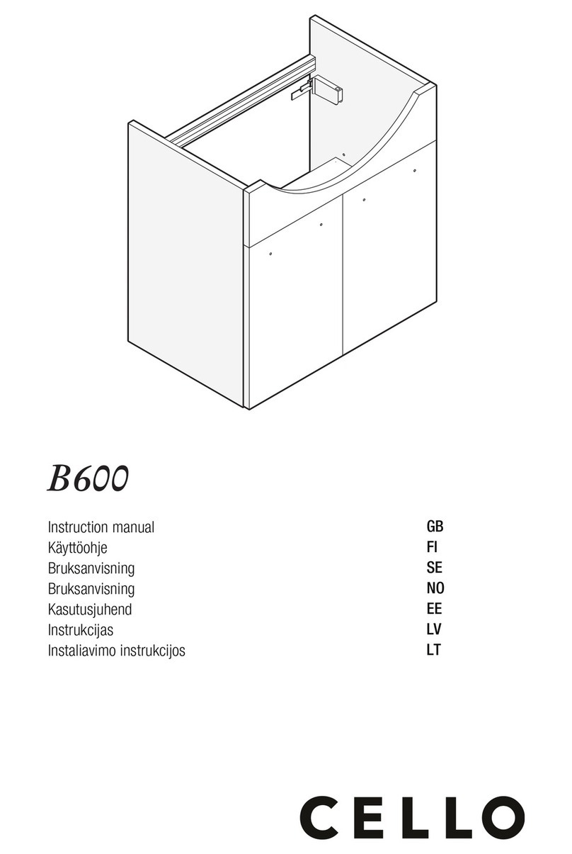 Cello B600 instruction manual