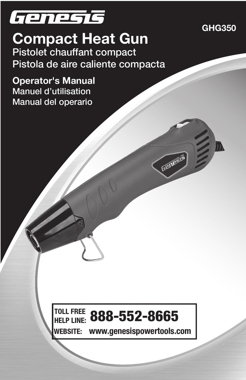 Genesis GHG350 User manual
