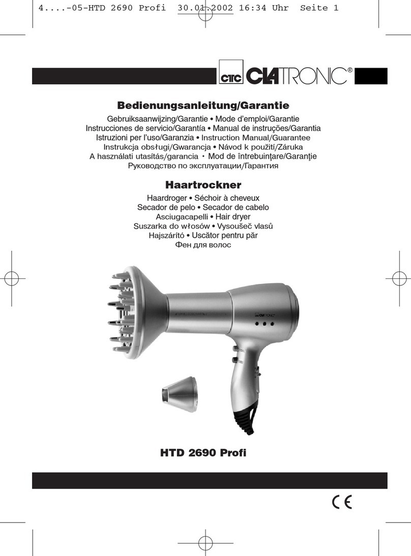 Clatronic HTD 2690 Profi Technical specifications