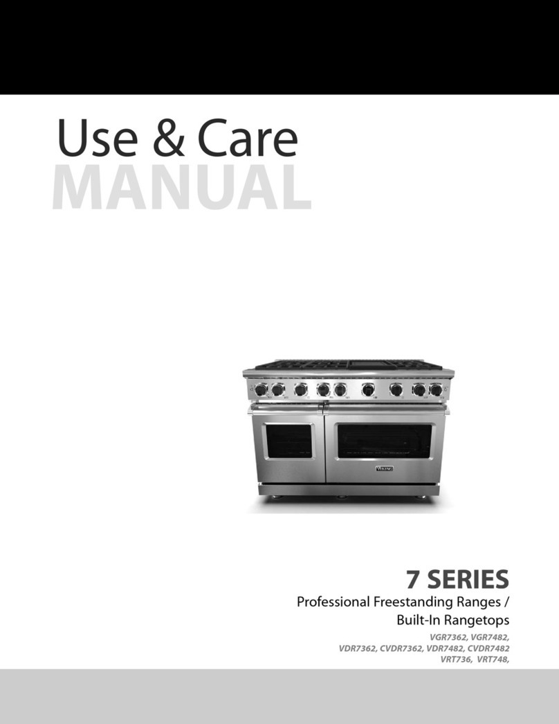 Viking CVDR7362 User manual