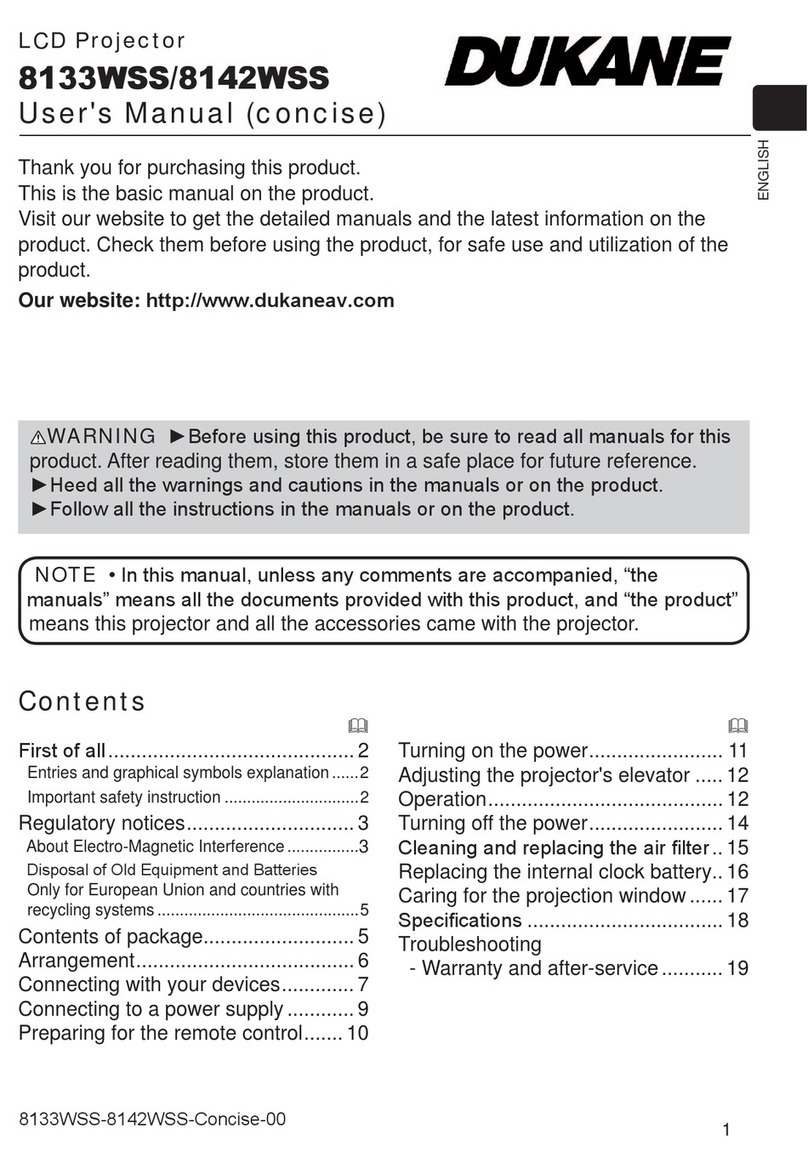 Dukane 8142WSS User manual