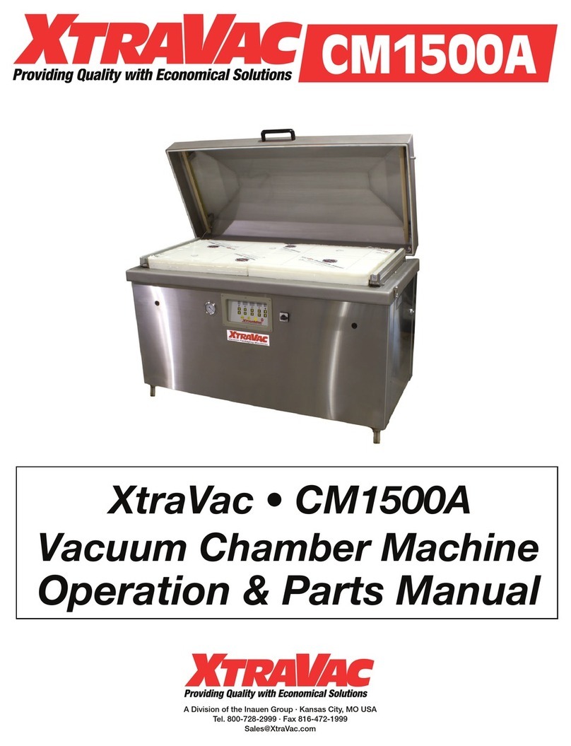 XtraVac CM1500A Operations & parts manual