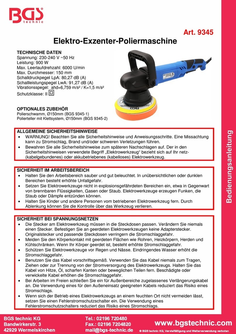 BGS technic 9345 instruction manual
