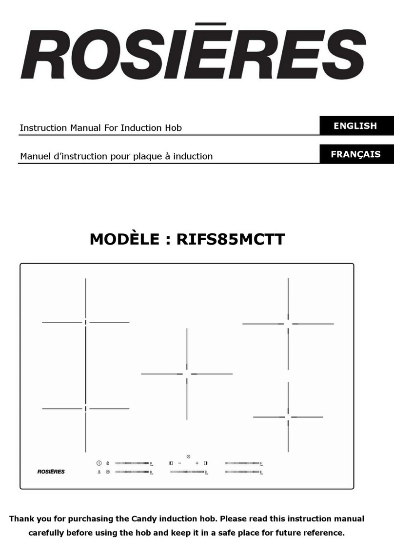 ROSIERES RIFS85MCTT instruction manual