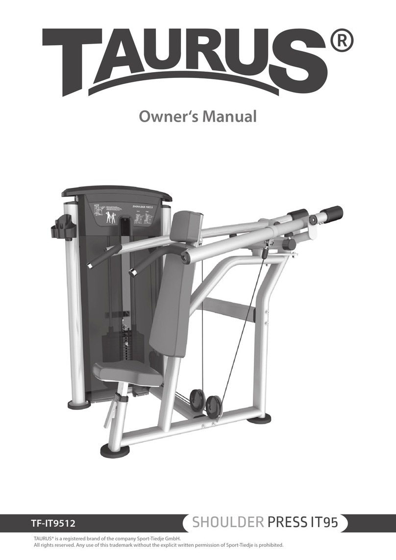 Taurus SHOULDER PRESS IT95 User manual