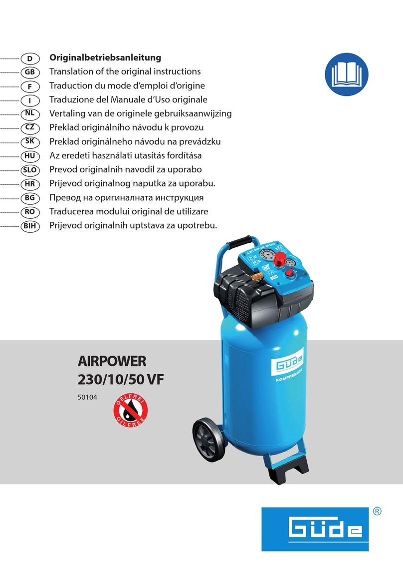 GÜDE AIRPOWER 230/10/50 VF Translation of the original instructions GÜDE AIRPOWER 230/10/50 VF Translation of the original instructions