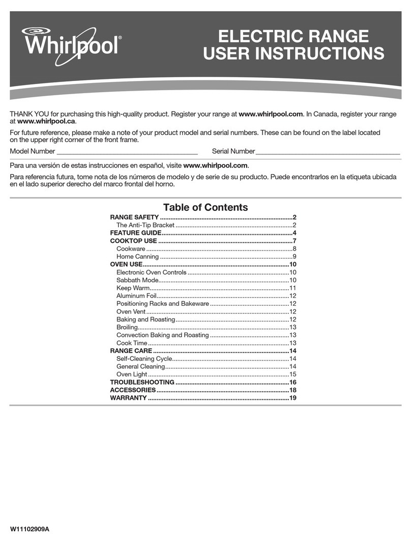 Whirlpool WFE525S0HS User instructions