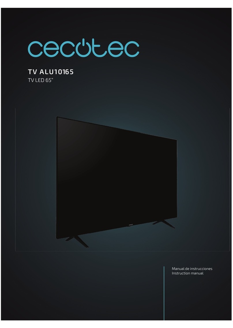 cecotec TV ALU10 65 instruction manual