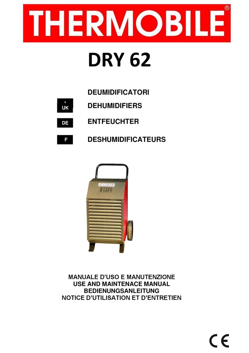 THERMOBILE DRY 62 USE AND MAINTENACE MANUAL