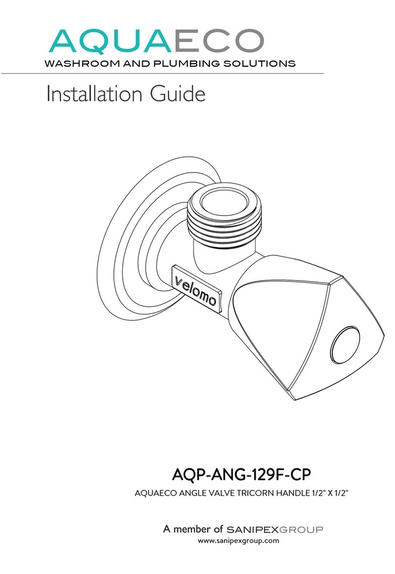 Sanipex AQUAECO AQP-ANG-129F-CP installation guide Sanipex AQUAECO AQP-ANG-129F-CP installation guide