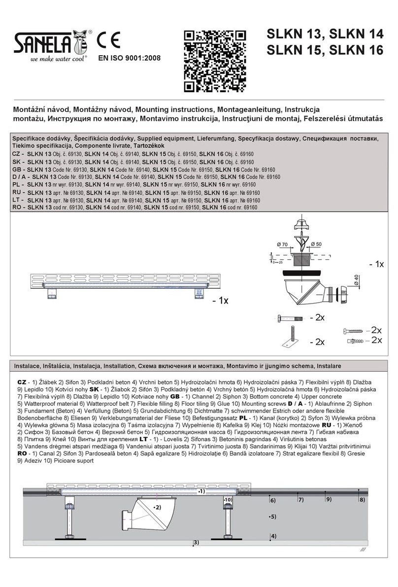 Sanela SLKN 13 69130 Mounting instructions