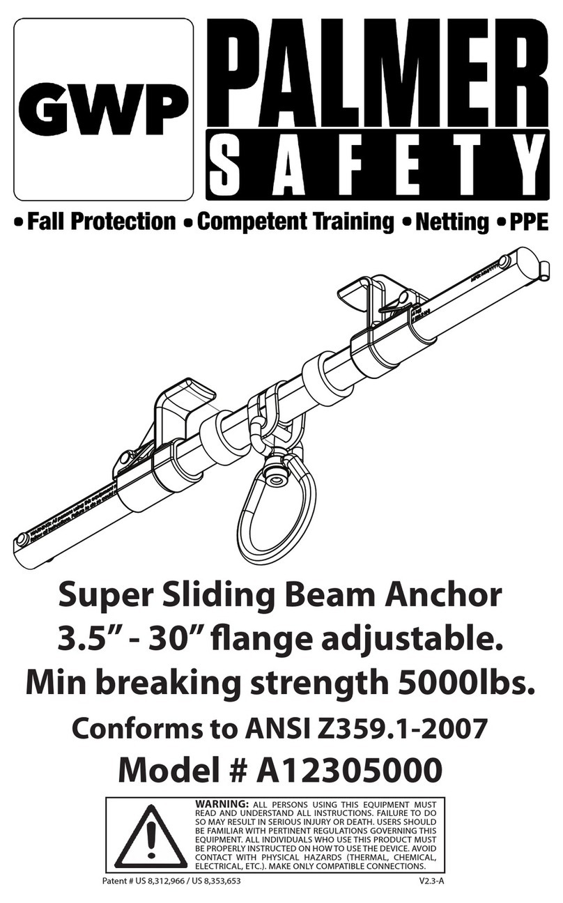 GWP PALMER SAFETY A12305000 User manual