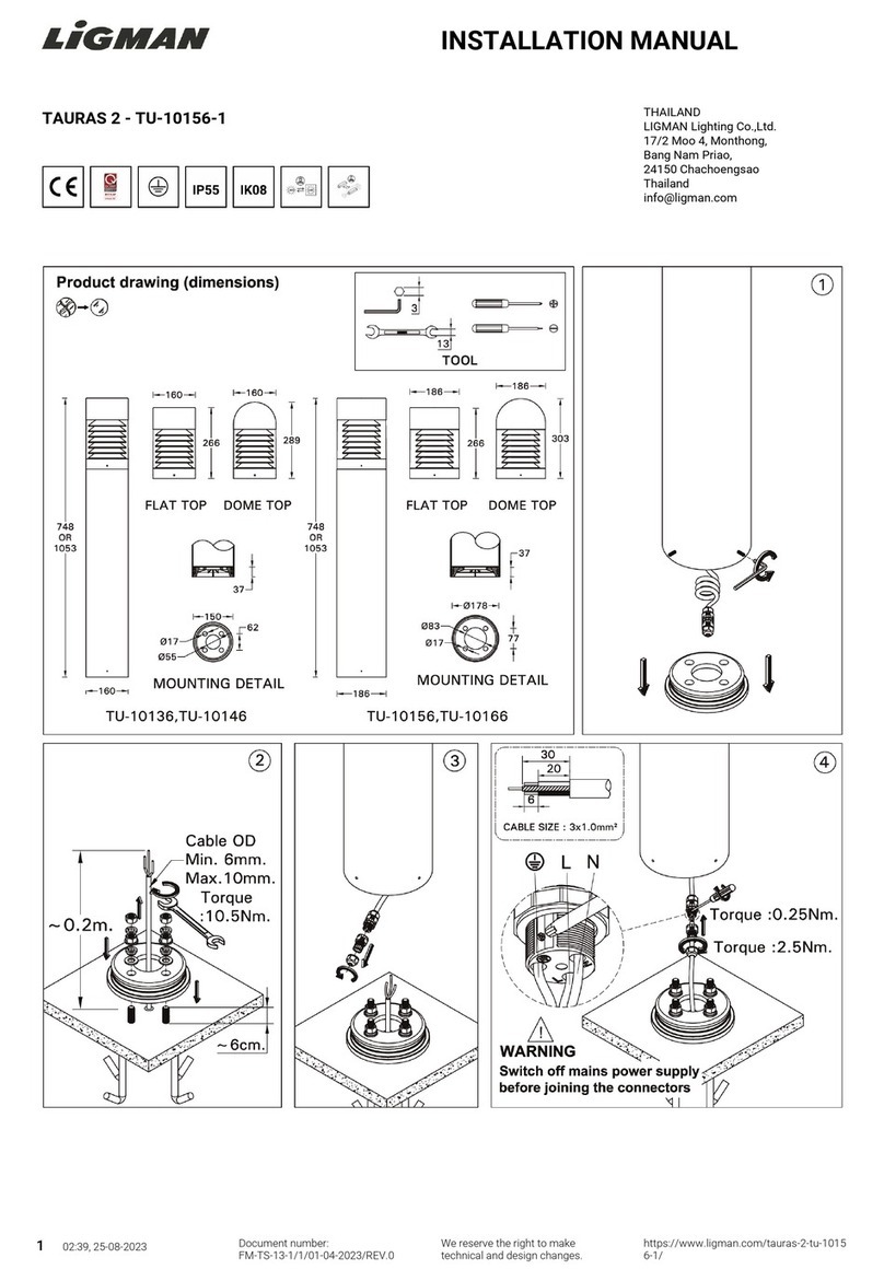 LIGMAN TU-10156-1 User manual