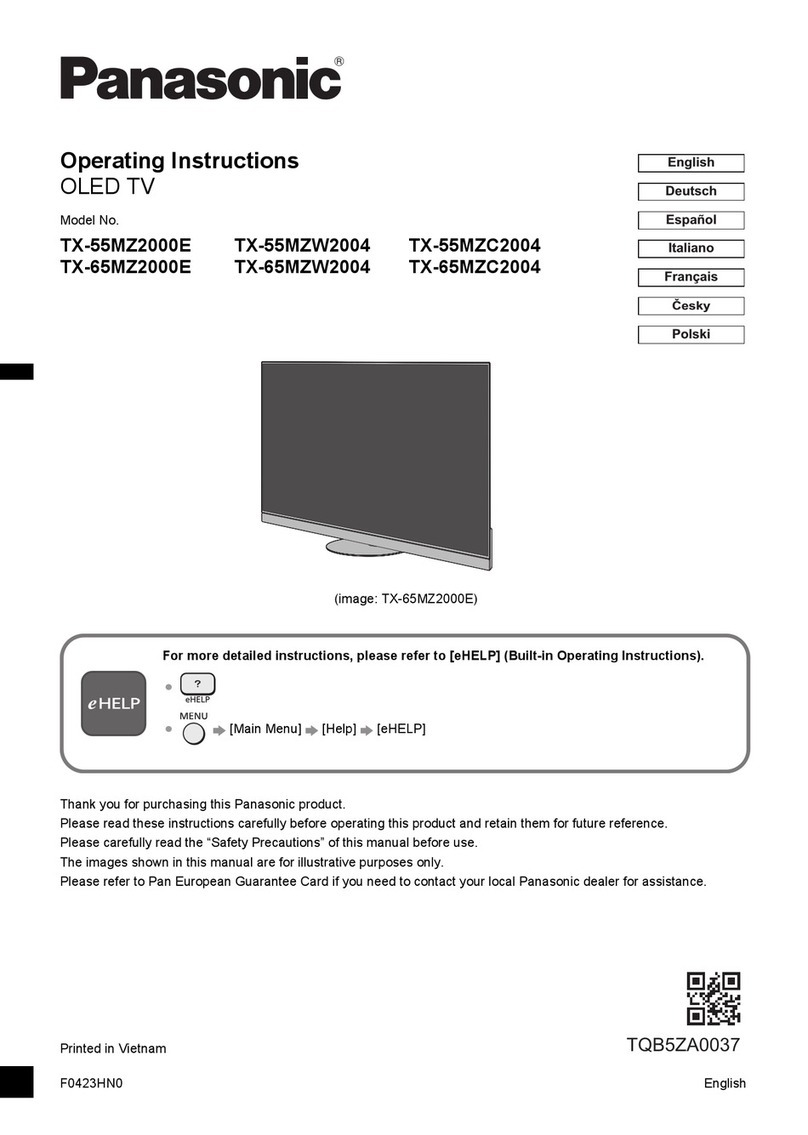 Panasonic TX-55MZ2000E operating instructions