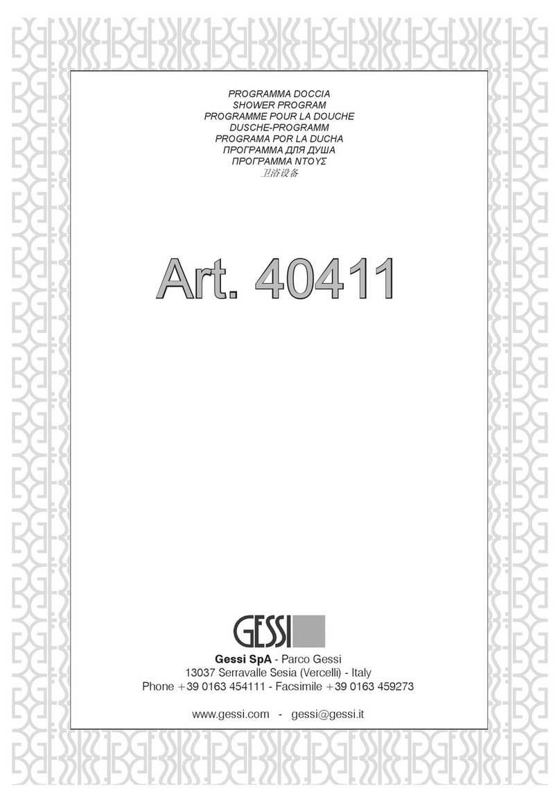 Gessi 40411 manual
