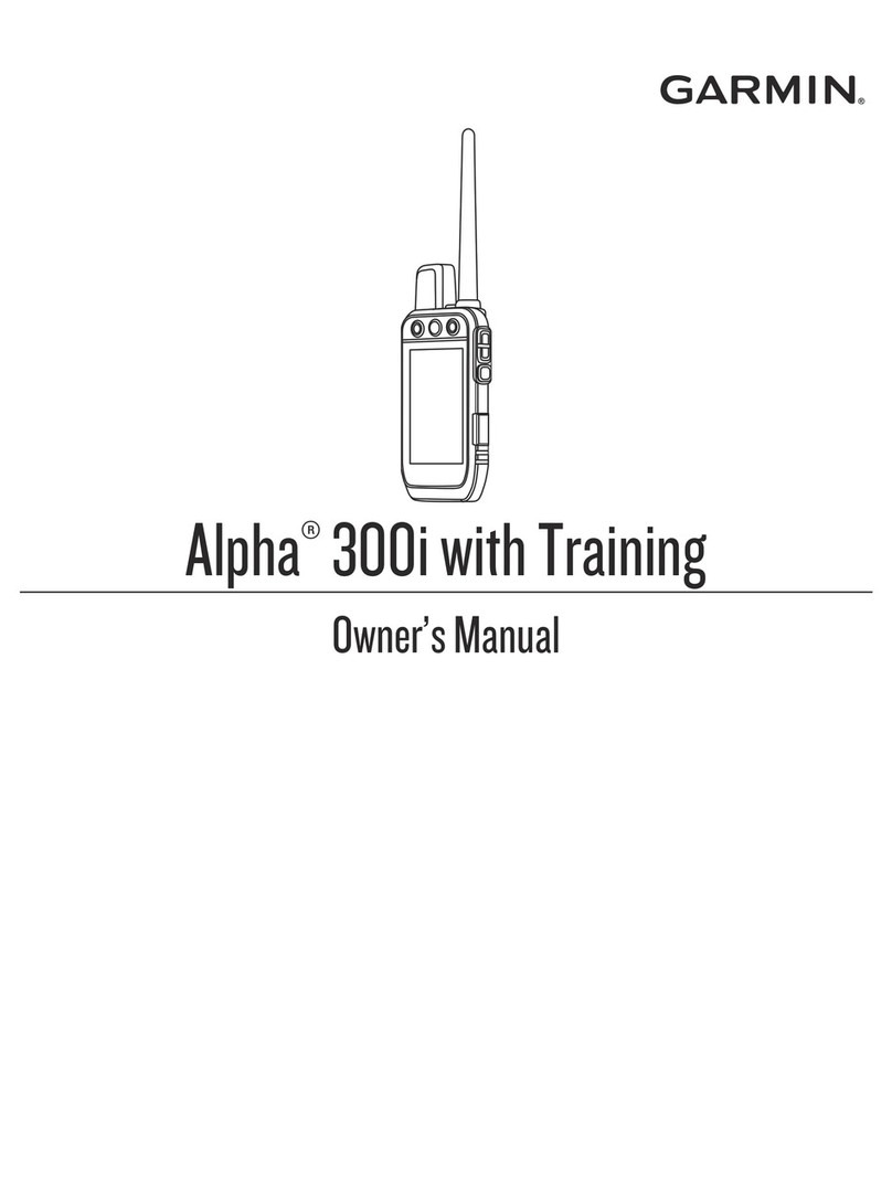Garmin Alpha 300i User manual