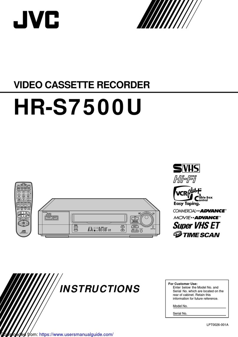 JVC HR-S7500U User manual
