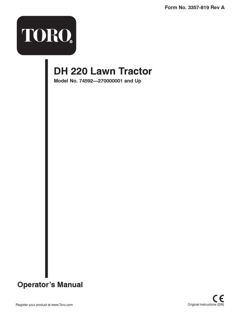 Toro DH220 User manual