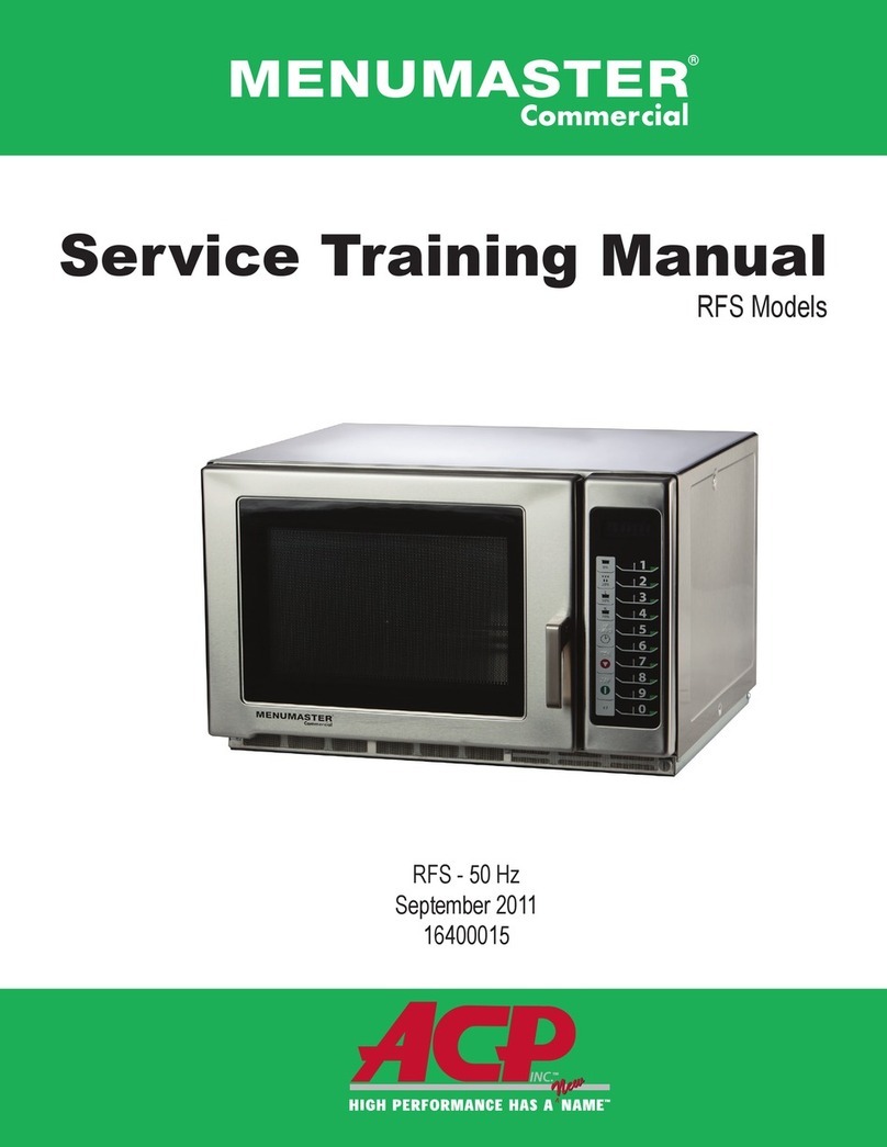 Menumaster RFS Series Service training manual