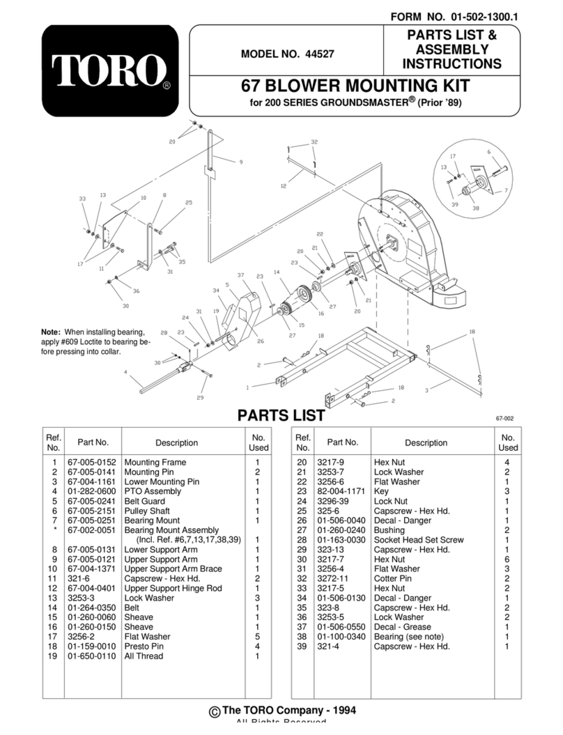 Toro 44527 manual