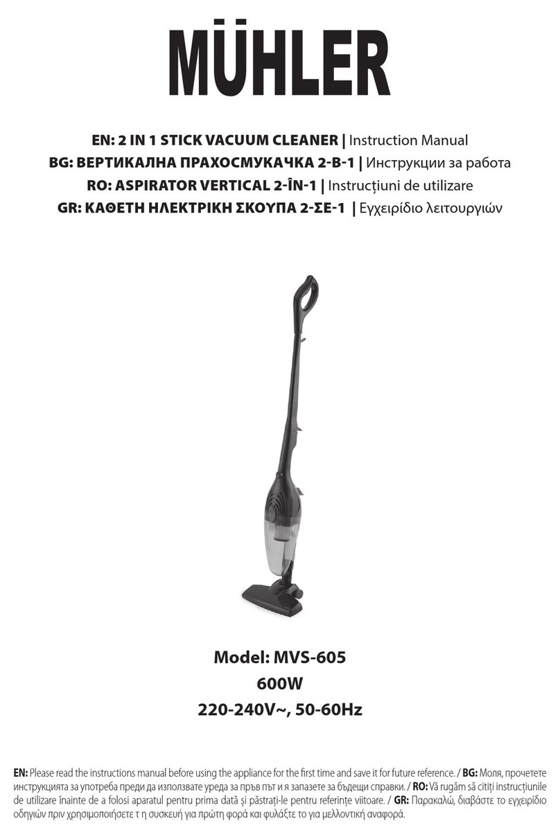 MUHLER MVS-605 User manual