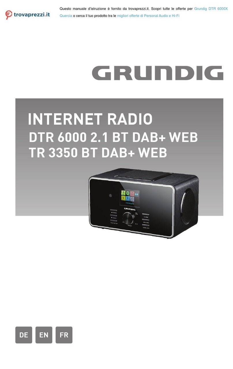Grundig DTR 6000 User manual