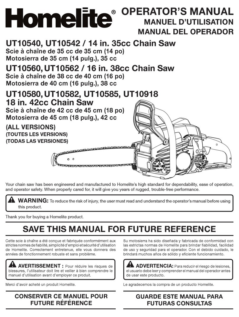Homelite UT10540 User manual