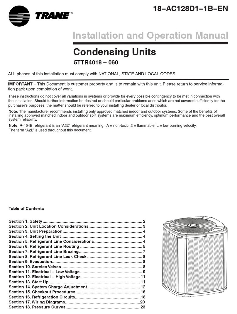 Trane 5TTR4018A User manual