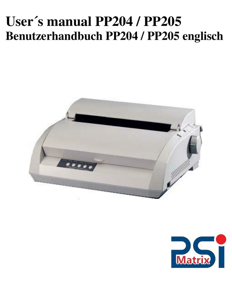 PSI Matrix PP204 User manual