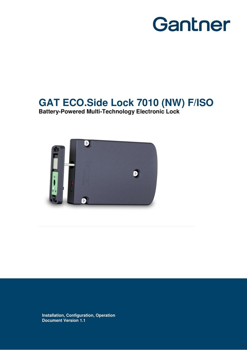 Gantner GAT ECO.Side Lock 7010 F/ISO Quick guide Gantner GAT ECO.Side Lock 7010 F/ISO Quick guide