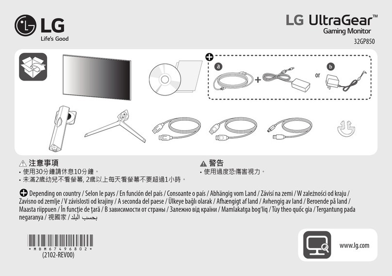 LG UltraGear 32GP850 User manual