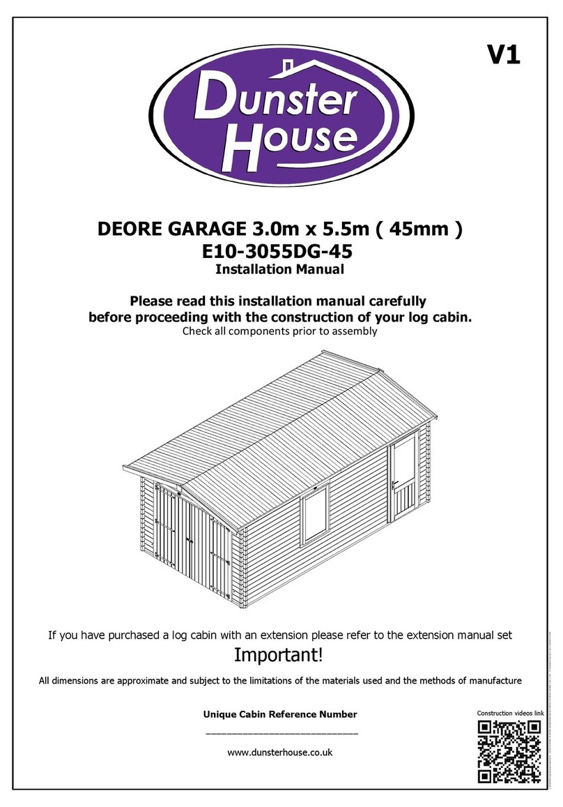 Dunster House DEORE E10-3055DG-45 installation manual Dunster House DEORE E10-3055DG-45 installation manual