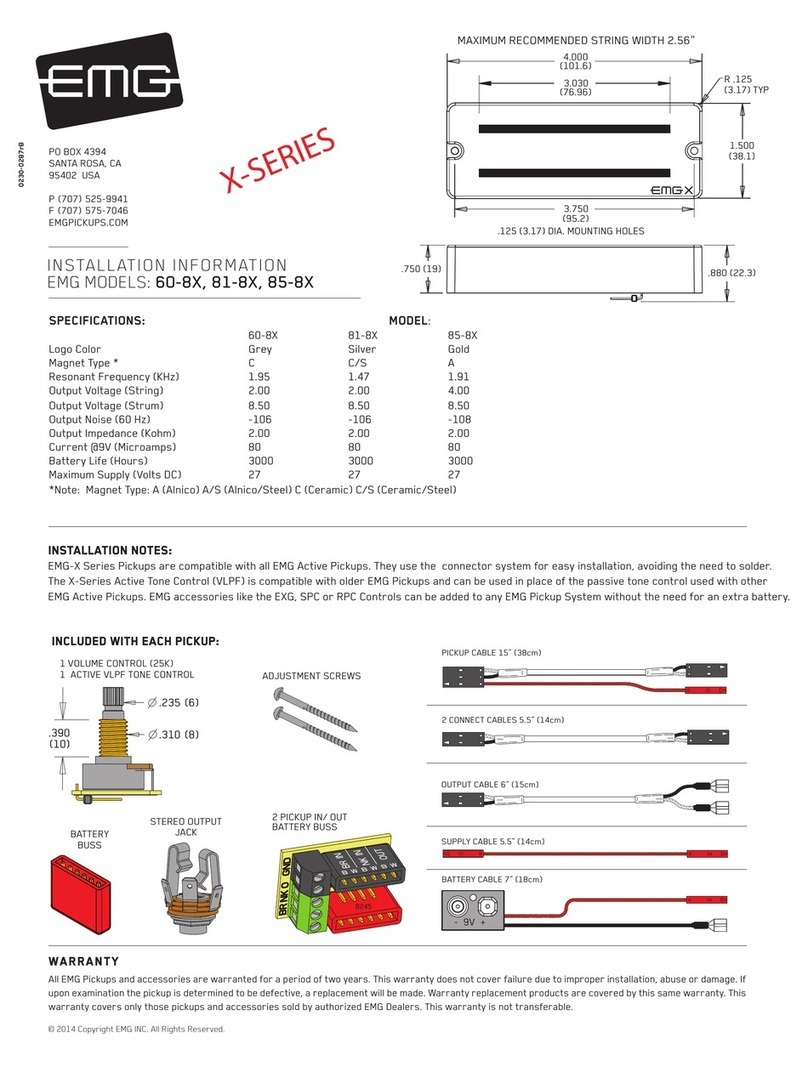 EMG 60-8X Service manual