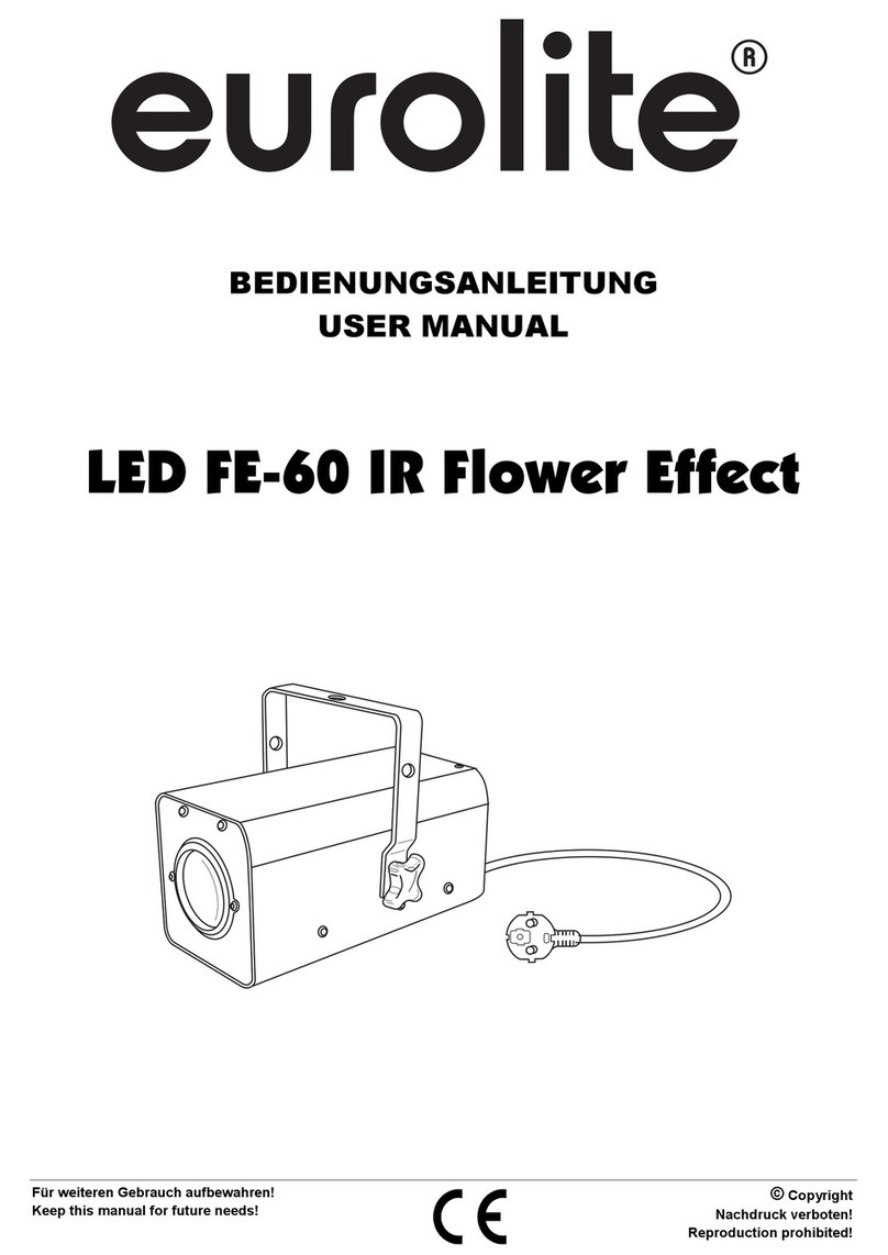 EuroLite LED FE-60 IR Flower Effect User manual