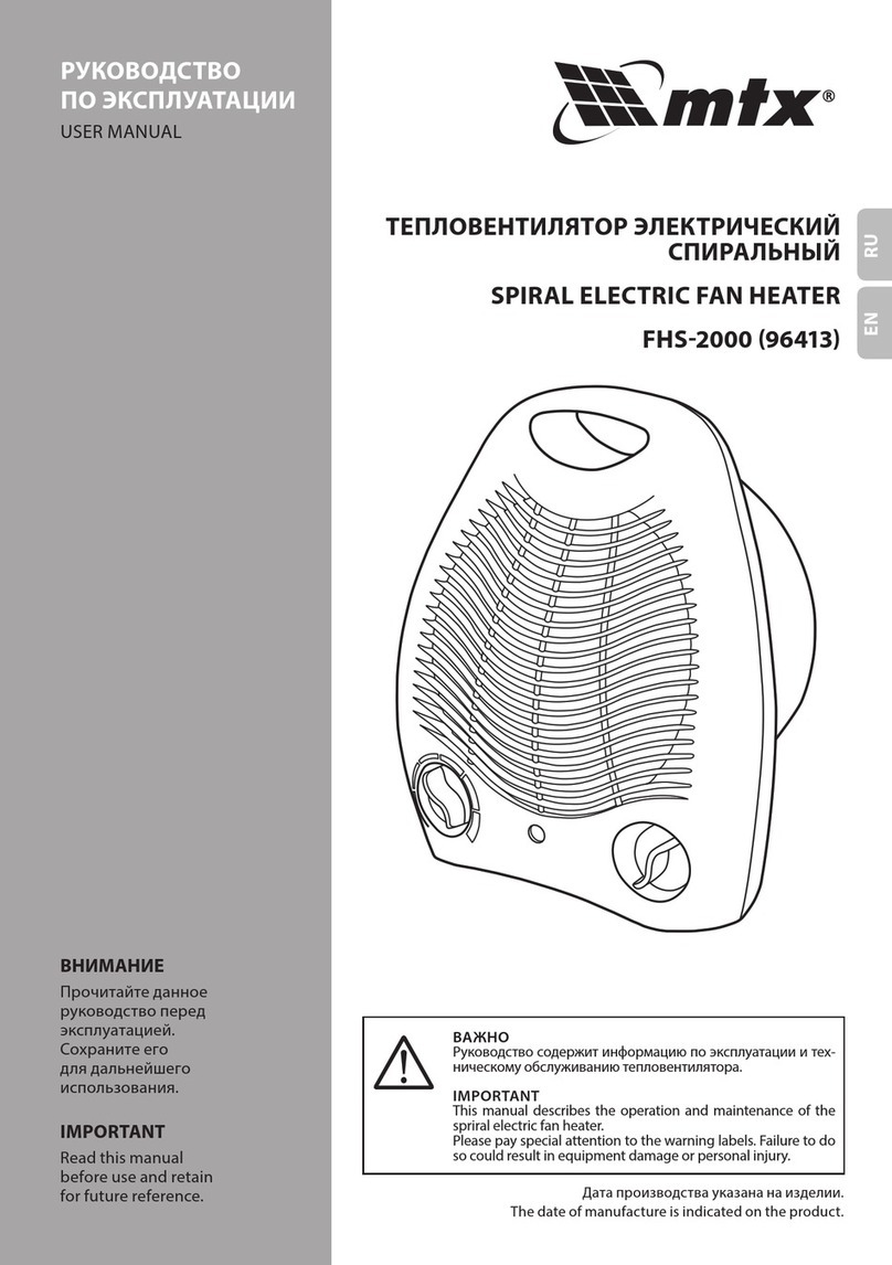 MTX FHS-2000 user manual