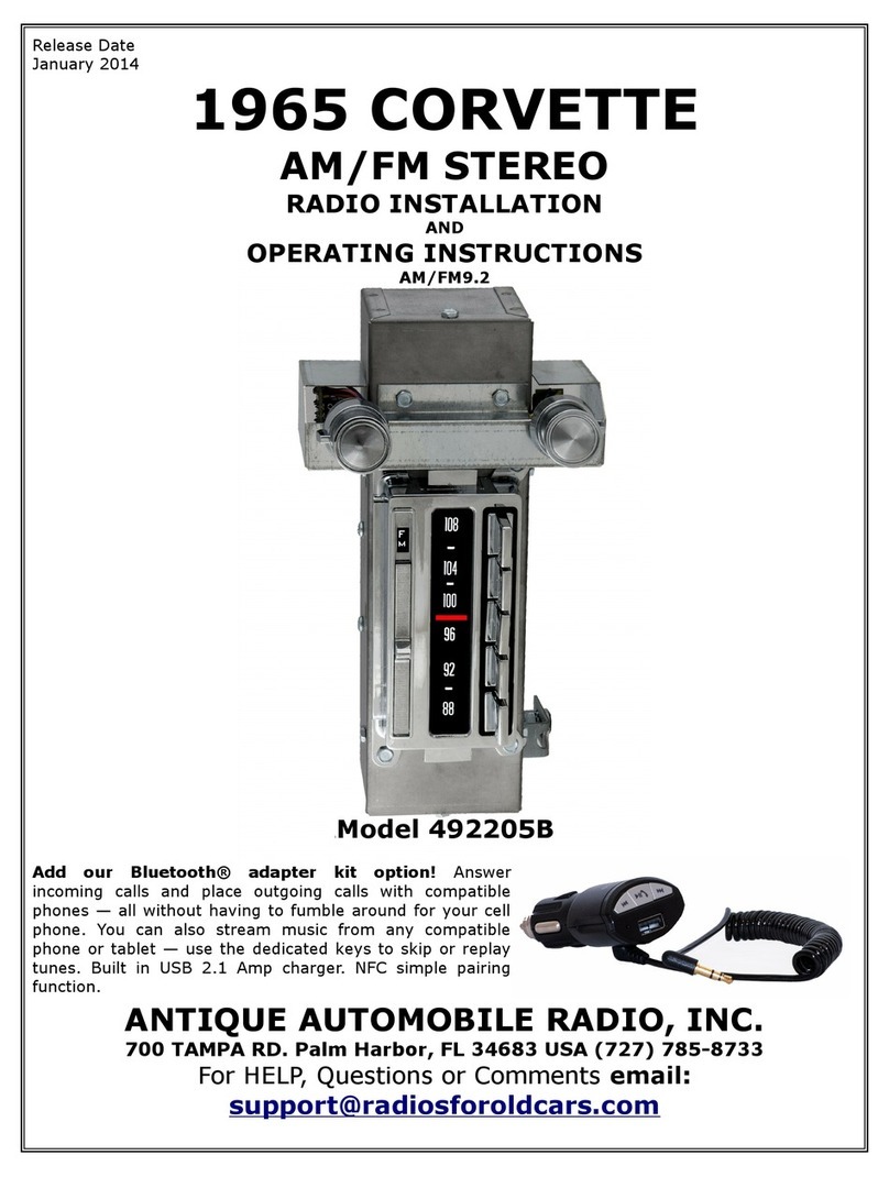 AAR 492205B Installation and operating instructions