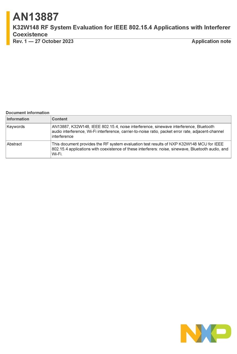 NXP Semiconductors AN13887 Installation and operating instructions