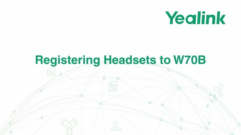 Yealink W70B DECT User manual
