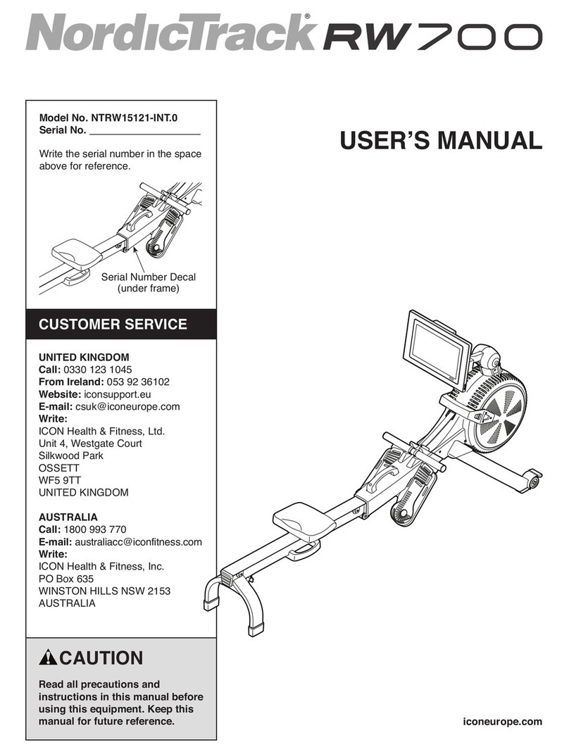 ICON Health & Fitness NTRW15121-INT.0 user manual