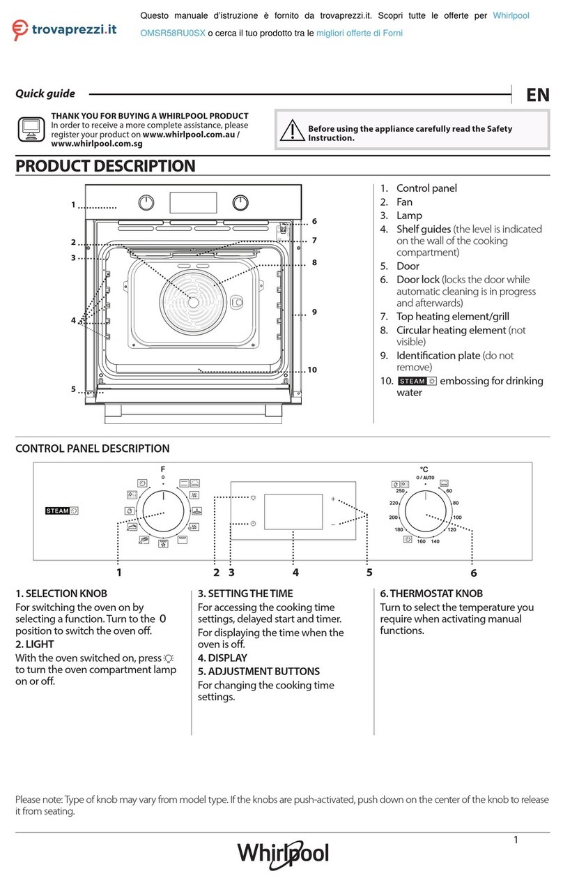 Whirlpool OMSR58RU0SX quick guide