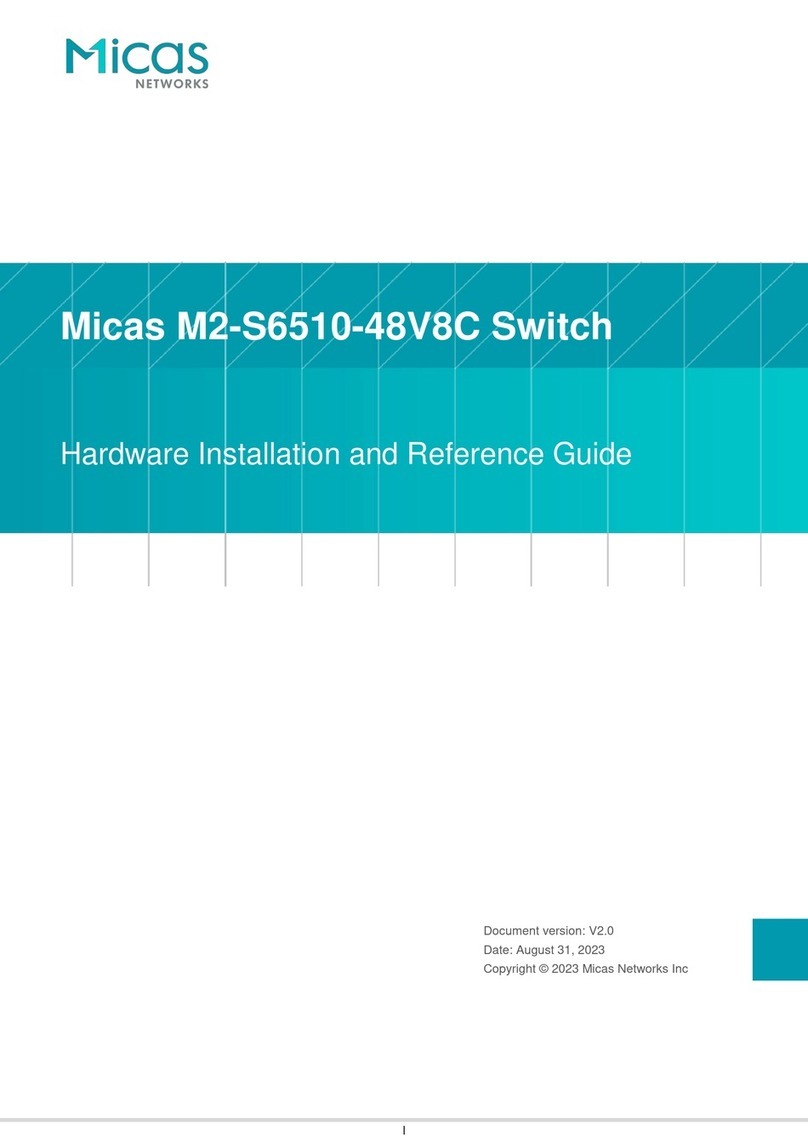 Micas M2-S6510-48V8C Hardware  installation and reference guide