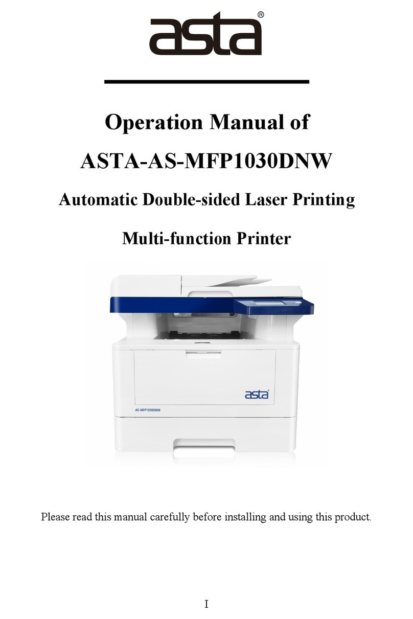 ASTA ASTA-AS-MFP1030DNW Operation manual